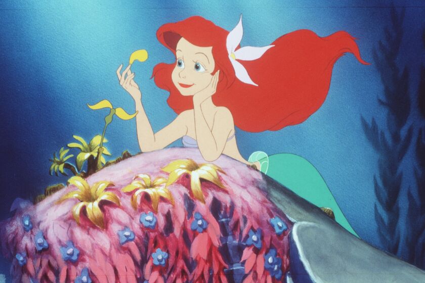 Daydreaming–A bubble young mermaid named Ariel (voice of Jodi Benson) spends her days contemplating what it would be like to be part of the human world in Walt Disney Pictures' delightful animated musical fantasy, "The Little Mermaid," resurfacing at theaters for the first time in eight years.