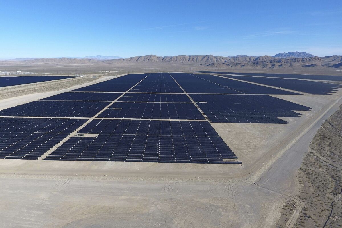 Switch Solar project outside Las Vegas