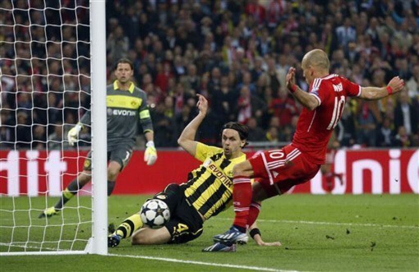 Bayern Beats Dortmund 2 1 In Final On Robben Goal The San Diego Union Tribune