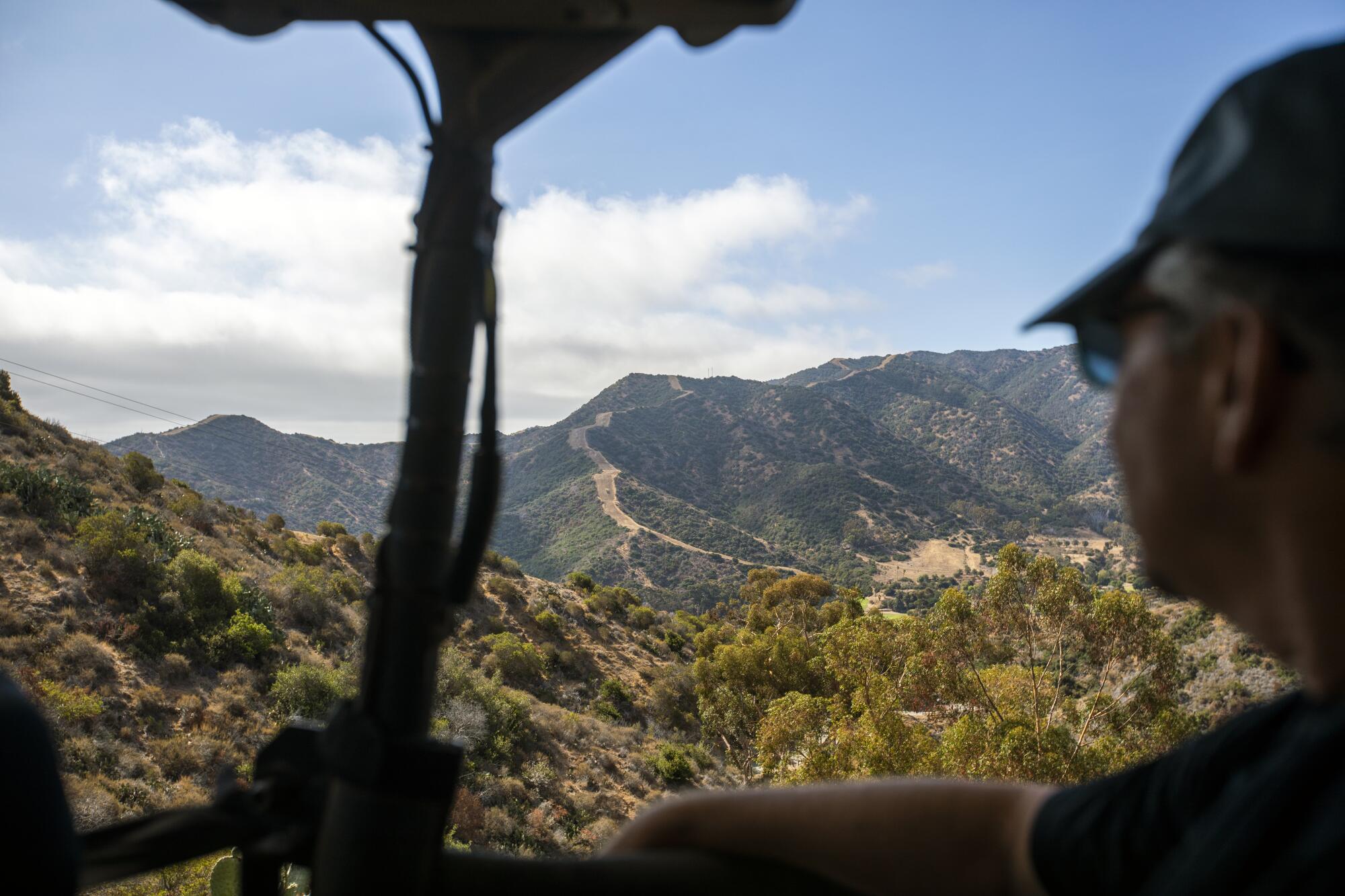 Visitors take a 2-hour "eco-tour" with the Catalina Island Conservancy in Avalon. 