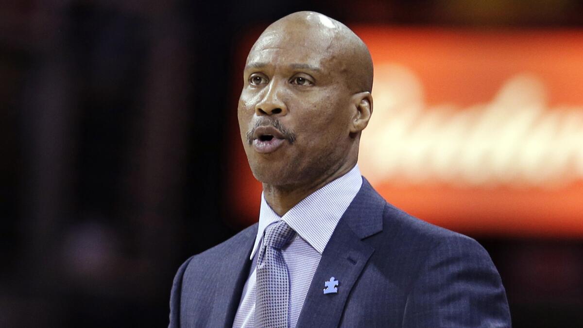 Former Cleveland Cavaliers Coach Byron Scott interviewed with the Lakers again Tuesday in regard to their vacant head coaching position.