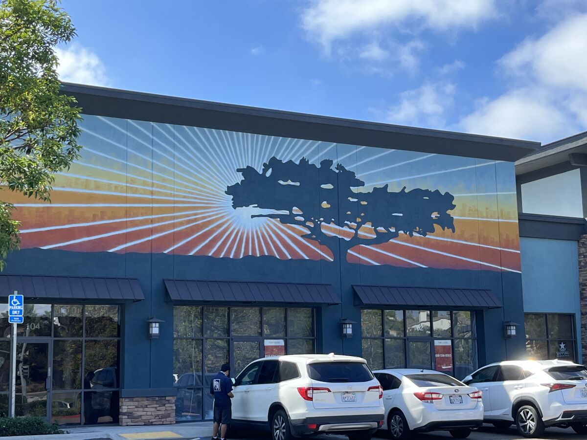 The new Torrey Corner mural.