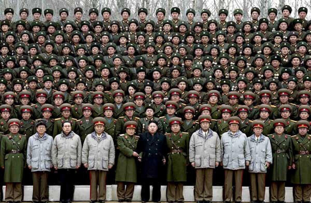 North Korean dictator Kim Jong-Un, center, is profiled on "Frontline" on PBS.