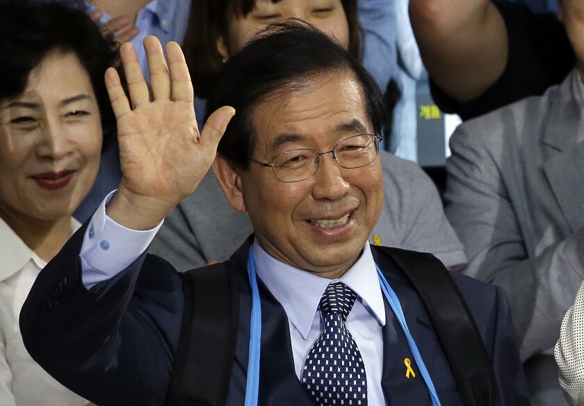 Park Won-soon, mayor of Seoul