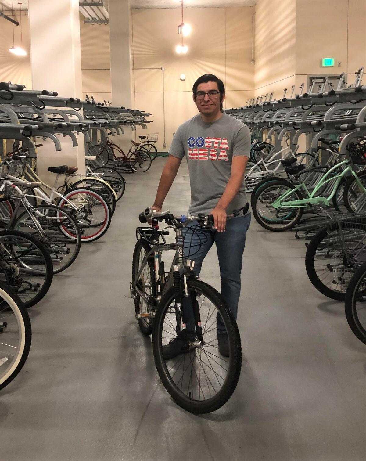Costa Mesa resident David Martinez helped change a state law prohibiting the enforcement of outdated bike licensing rules.