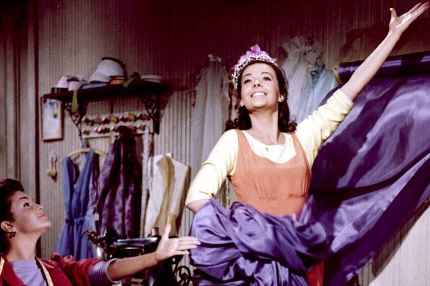 Actress Natalie Wood in the “I Feel Pretty” scene from the movie "West Side Story" 