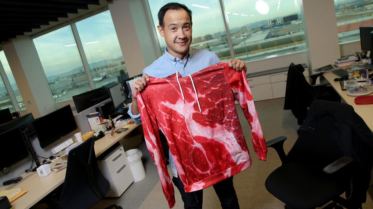 I started seeing ads for a meat hoodie. What I found, aside from a well-marbled slab of fast fashion, is a story about the opaque worlds of digital advertising and cross-border e-commerce.