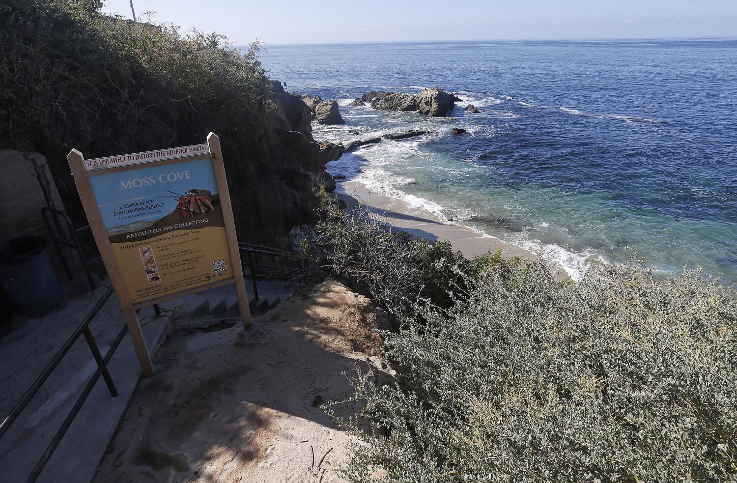 A 95,000-gallon sewage spill closes two-mile stretch of Laguna Beach coastline