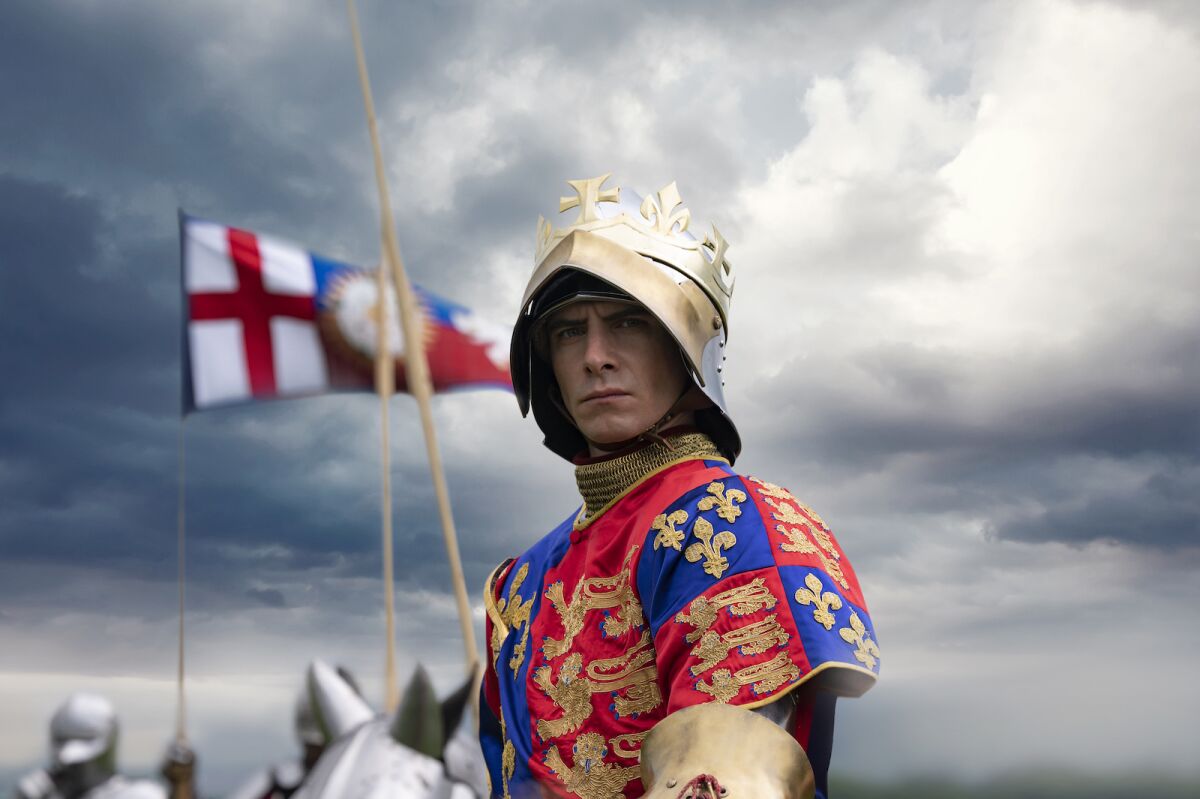 Harry Lloyd in the movie "The Lost King."