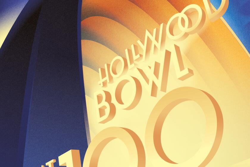 Illustration of Hollywood Bowl at 100
