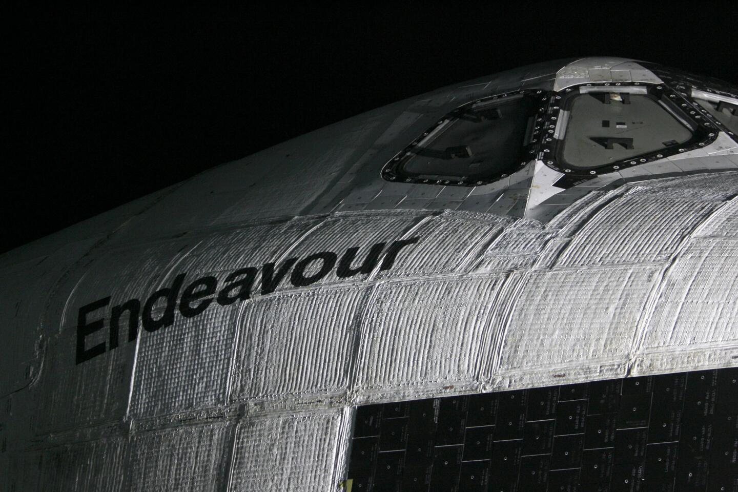 Photo Gallery: Space Shuttle Endeavour makes its way through Inglewood