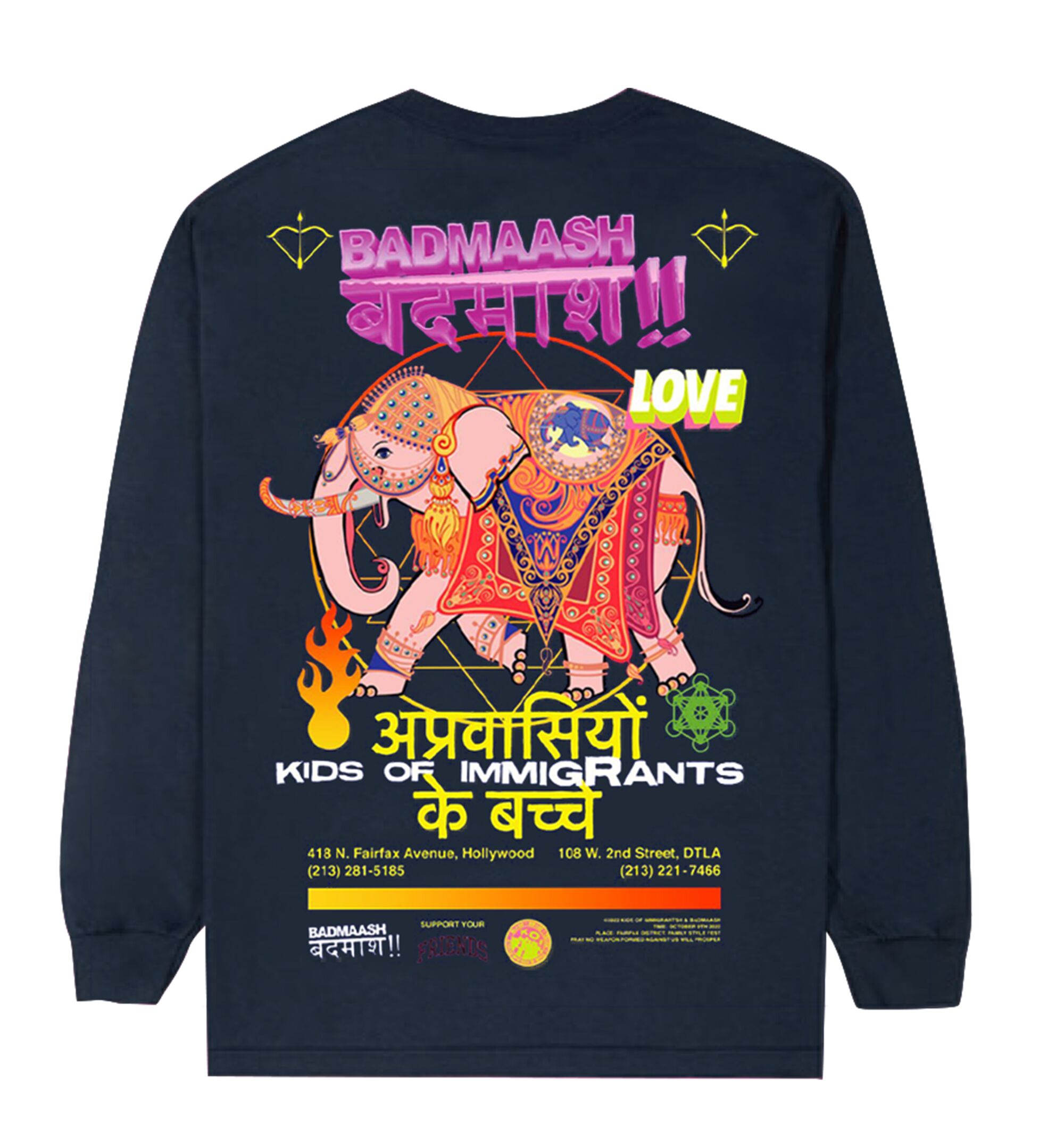     A long sleeve t-shirt that celebrates the Indian nacho