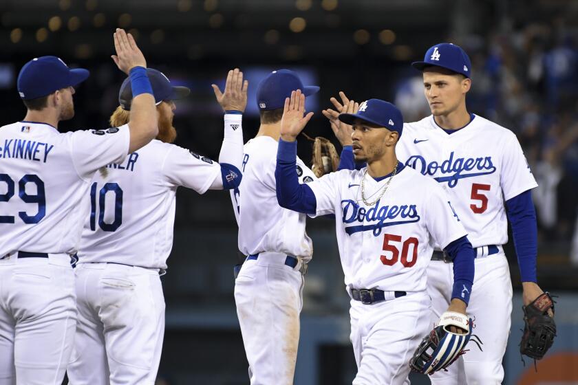 June 12 2022 San Francisco CA, U.S.A. Los Angeles starting pitcher Julio  Urias (7) on the mound during the MLB game between the Los Angeles Dodgers  and the San Francisco Giants. The