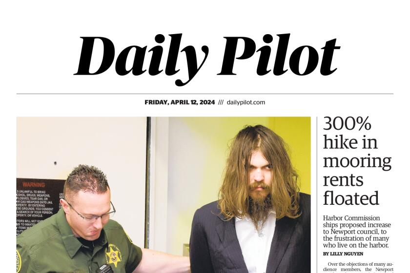 Front page of the Daily Pilot e-newspaper for Friday, April 12, 2024.