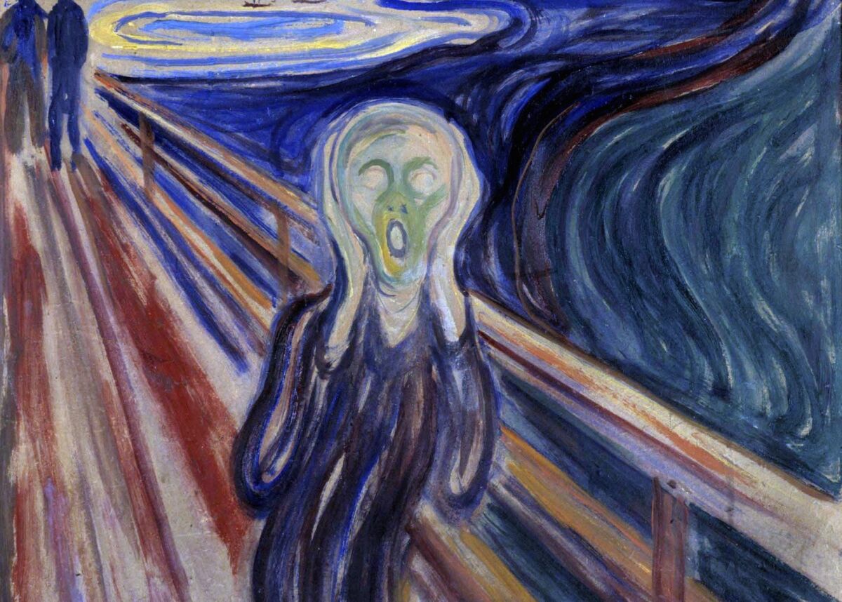 Edvard Munch's famous painting "The Scream." Scientists have found it's not their volume or pitch that makes screams grab our attention.