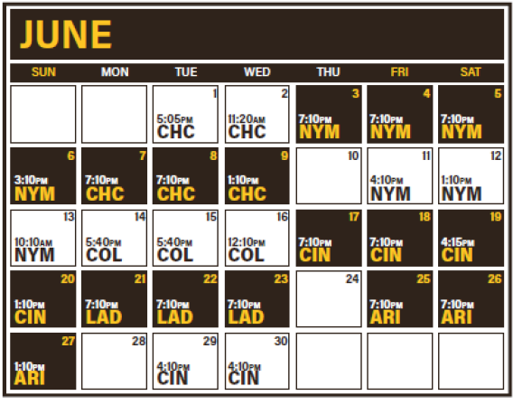 Padres schedule highlights for 2021 season - The San Diego Union-Tribune