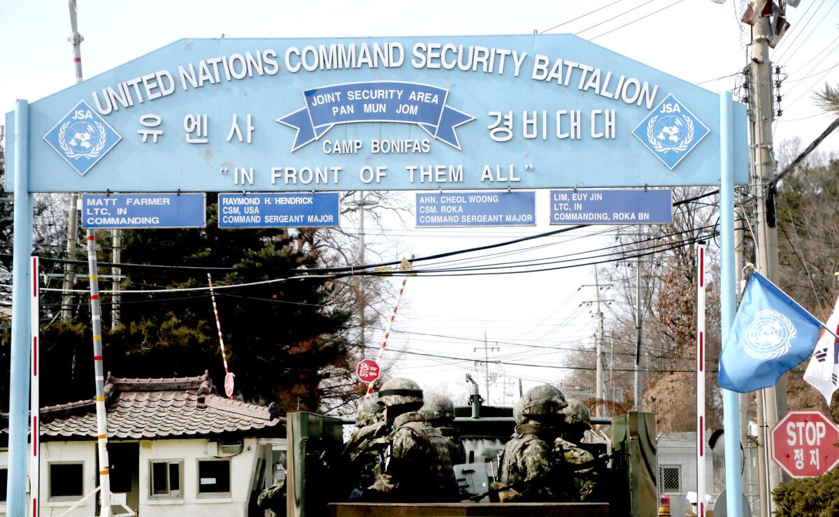 Camp Bonifas is the United Nations Command Security Battalion base in the Korean border village of Panmunjom.