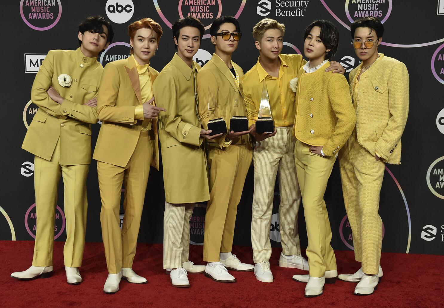 BTS Wears Three Great Outfits at 2021 AMAs