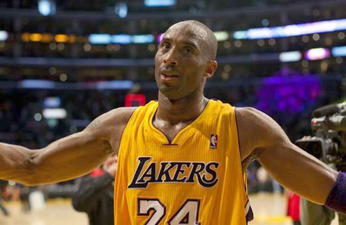 Kobe Bryant received more mentions on Twitter and had more likes on Facebook than any other NBA player this season.