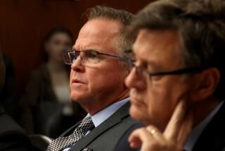 Defense attorney Robert Cummings, alongside his co-counsel Daniel Blanchette (right), listens to opening statements by the prosecution in the trial of Jose Rafael Solano Landaeta in a Redwood City, California, courtroom, Tuesday, Nov. 7, 2023. Landaeta is facing one count of murder after allegedly killing Karina Castro with a sword last year in San Carlos. (Karl Mondon/Bay Area News Group/TNS)