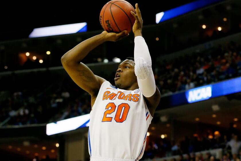 Florida guard Michael Frazier II takes a shot against UCLA in the 2014 NCAA tournament.