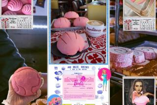 different conchas with barbie shapes and colors 