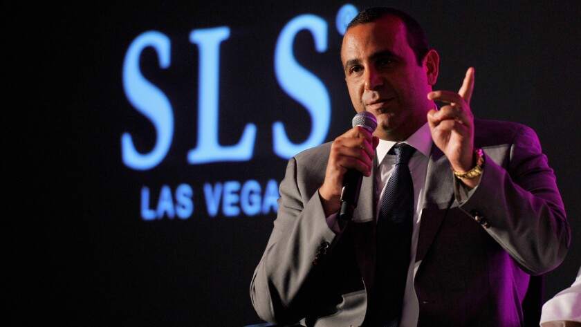 Sam Nazarian at the SLS Hotel Casino in Las Vegas in 2014.