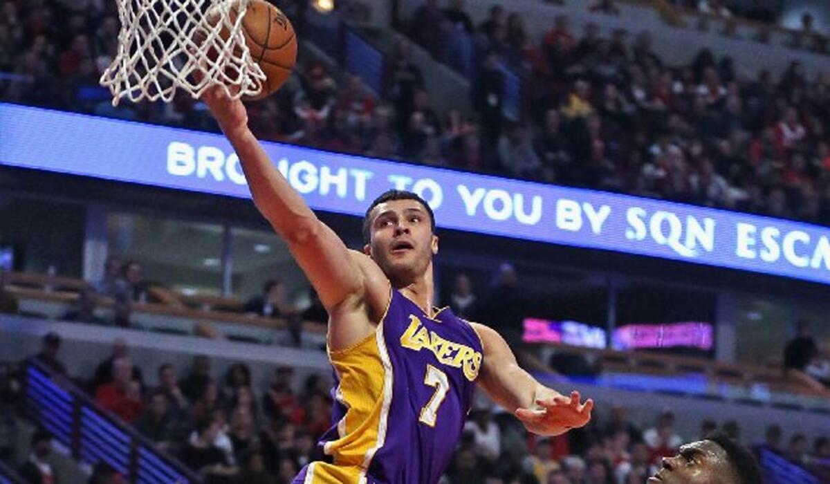 Lakers forward Larry Nance Jr. is expected to play "limited minutes" against Dallas on Sunday.
