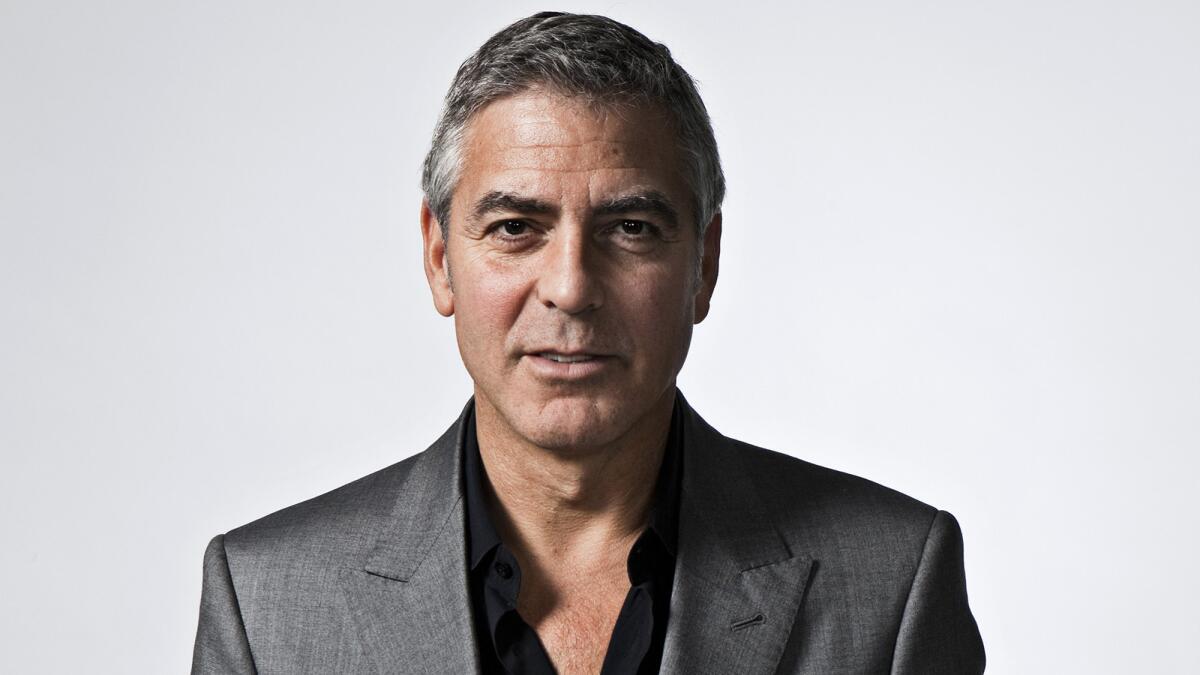 George Clooney accepted the Cecil B. DeMille Award for lifetime achievement on Sunday at the 72nd Golden Globe Awards in Beverly Hills.