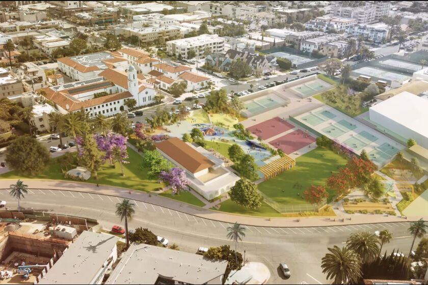 A rendering of the proposed plans to rehabilitate the La Jolla Rec Center