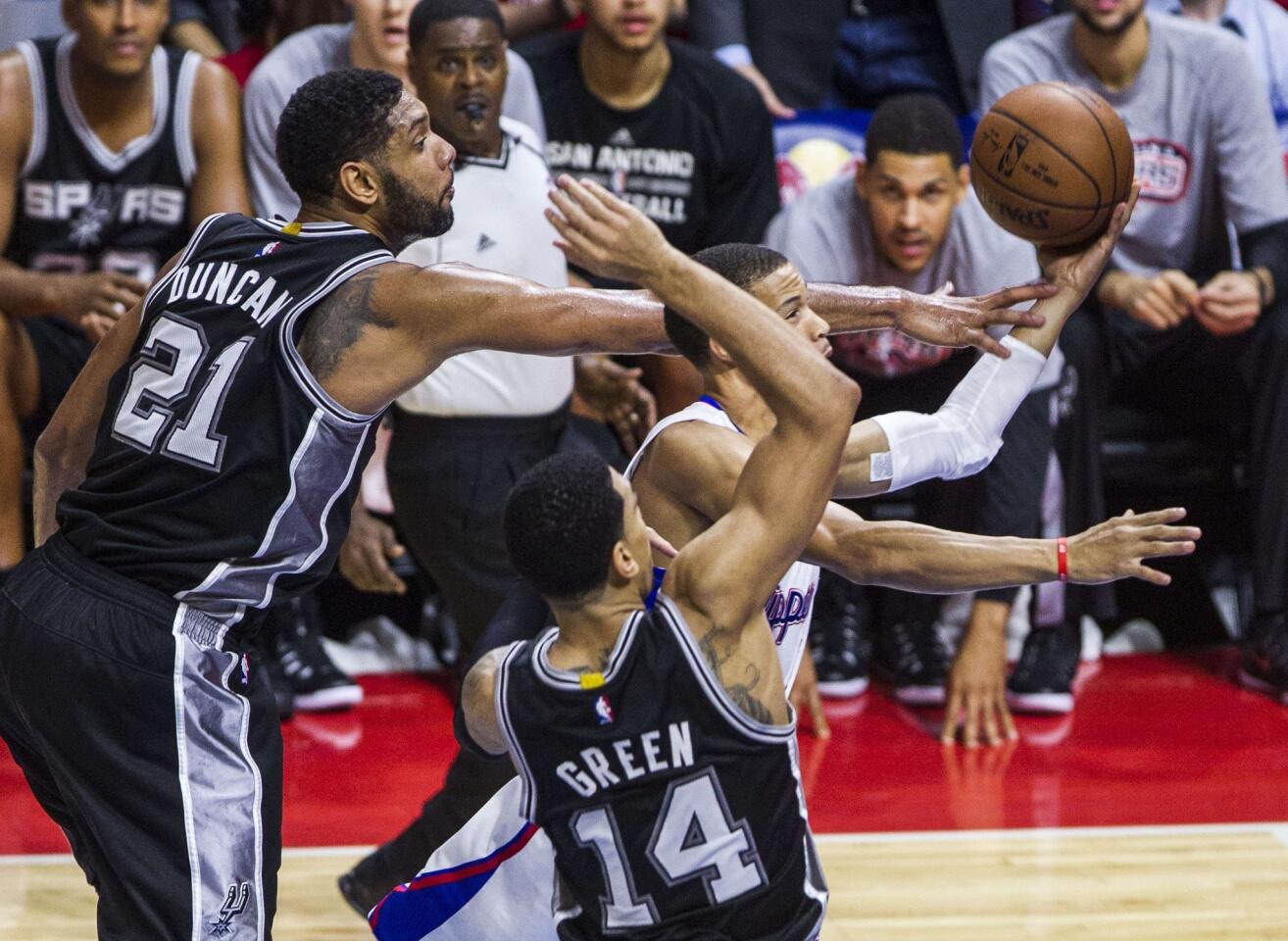 Tim Duncan, Jaren Cunningham, Danny Green