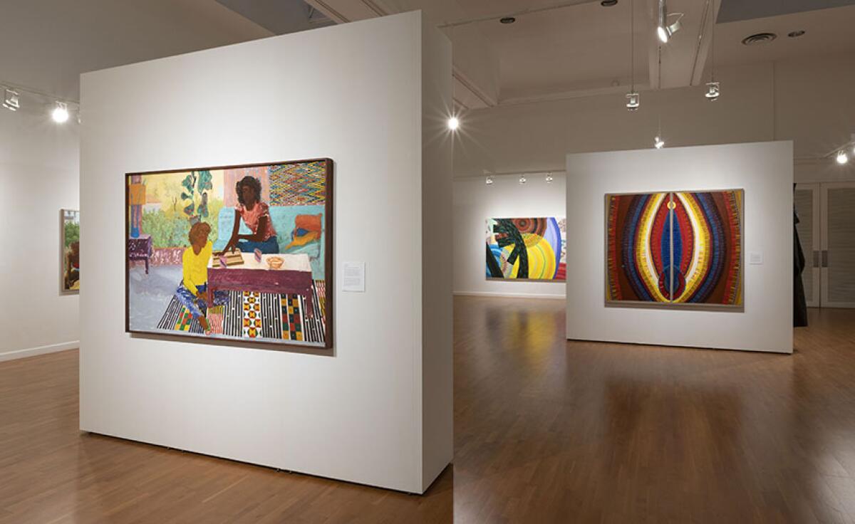 The gallery view of "June Edmonds: Full Spectrum"