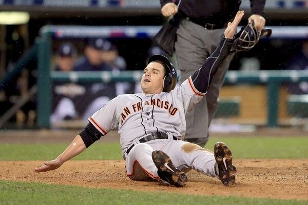 Buster Posey and Prince Fielder by Christian Petersen