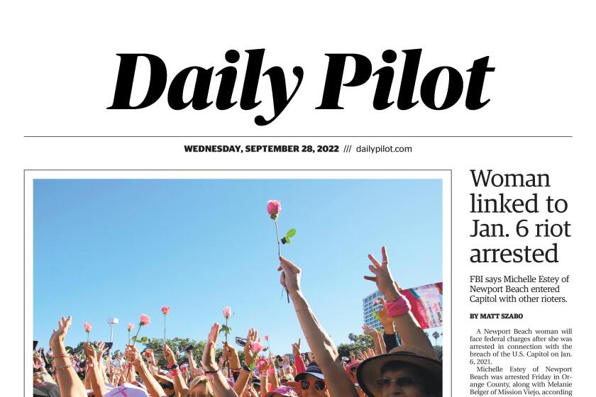 Sept. 28, 2022 Daily Pilot cover