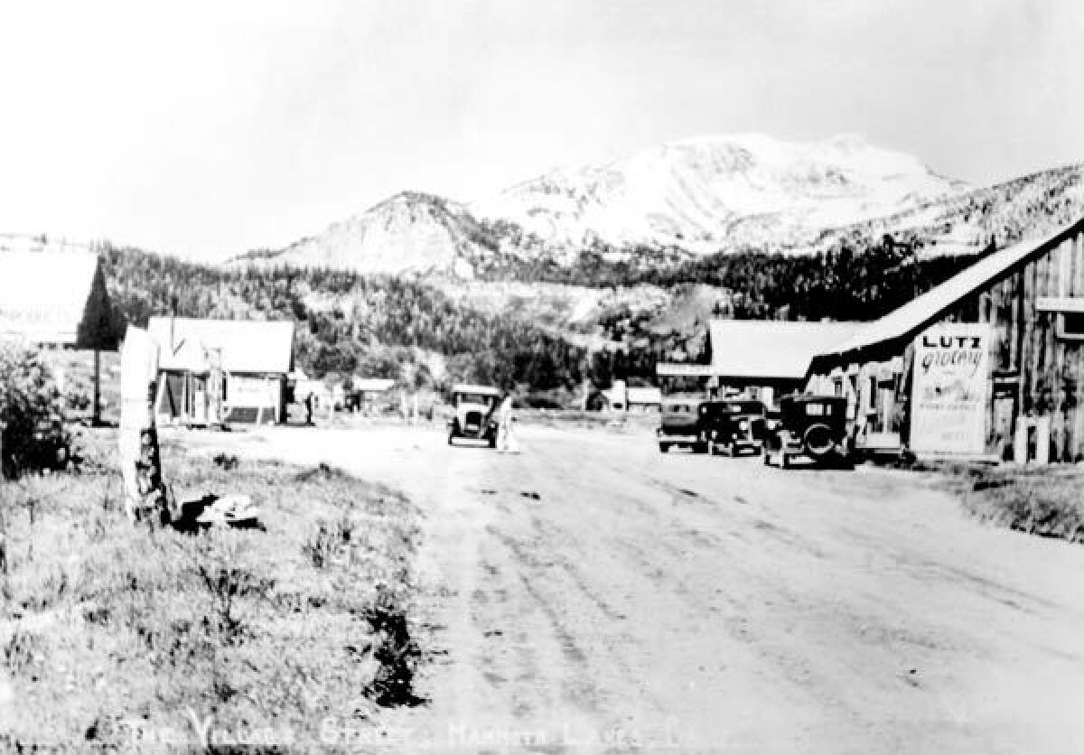 Early picture of Mammoth Lakes