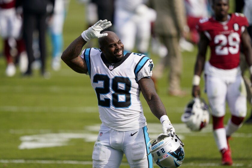 Analysis: Panthers backup RBs producing with McCaffrey out - The San Diego Union-Tribune