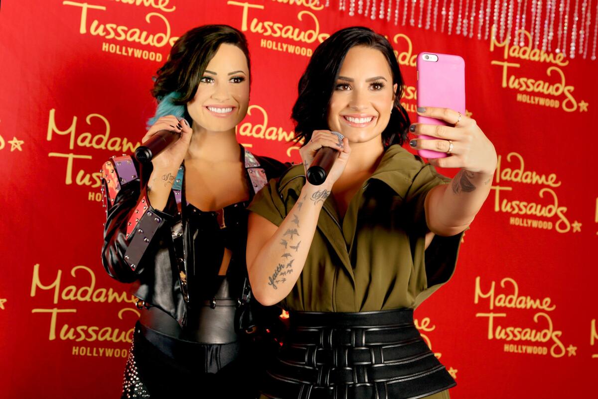 Demi Lovato en el Madame Tussauds Hollywood