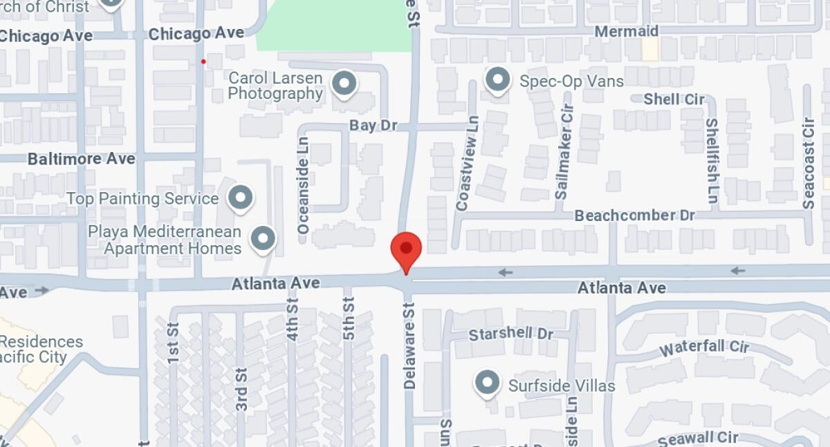A pedestrian was fatally struck by a vehicle early Sunday morning in Huntington Beach.