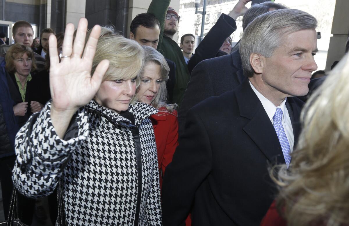Former Virginia Gov. Robert McDonnell and his wife, Maureen.