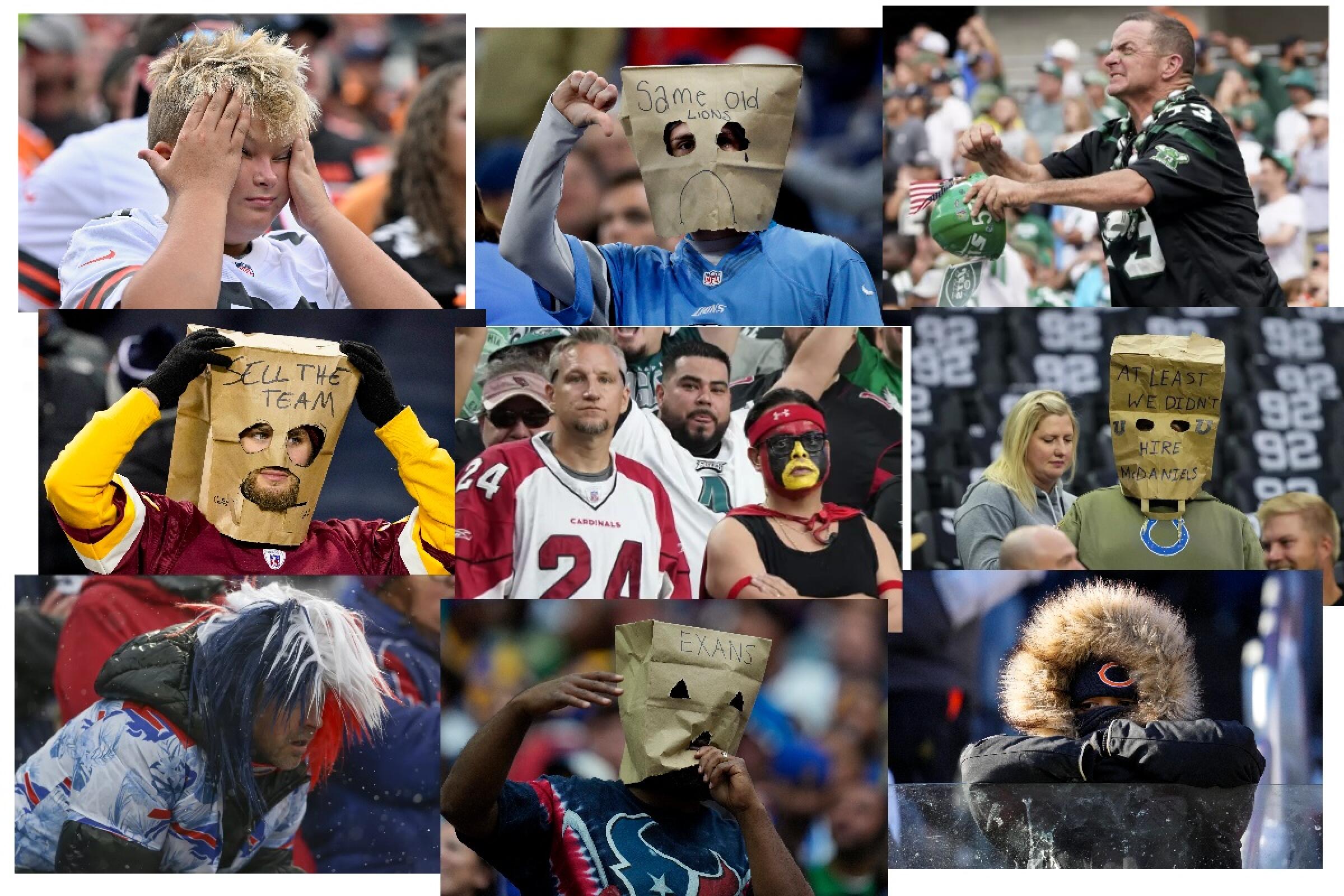 Which are the most miserable NFL fan bases? We ranked them - Los