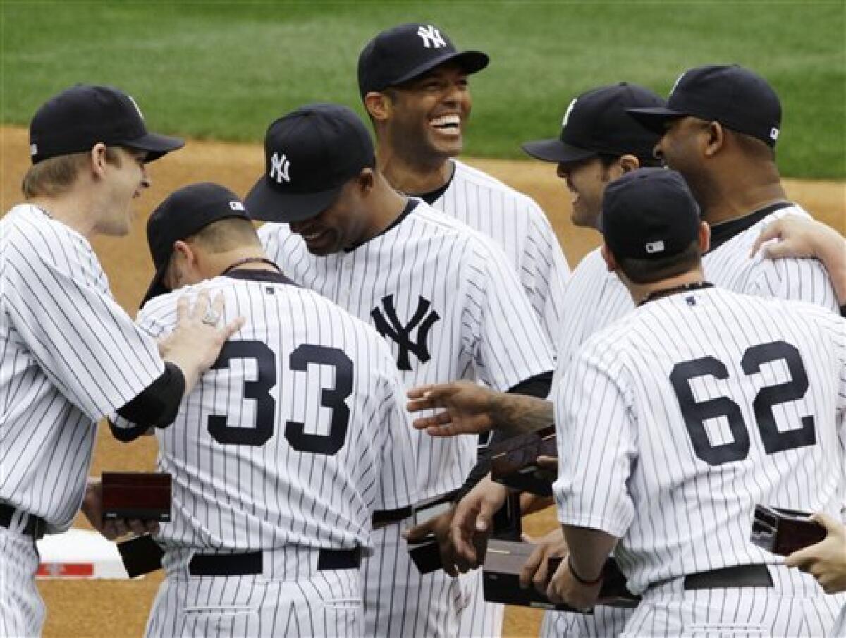 Yanks to Receive Series Rings Before Tuesday's Home Opener - The New York  Times