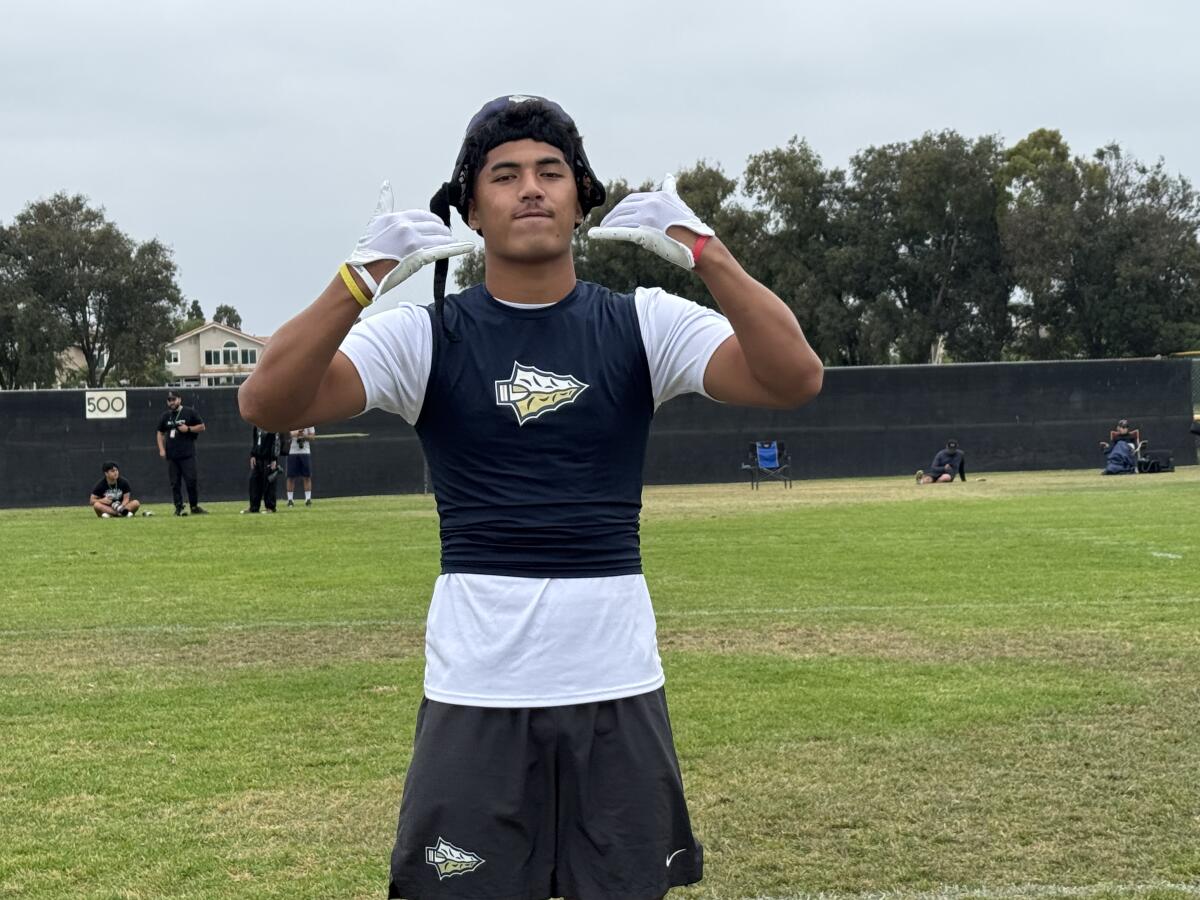 St. John Bosco junior safety Isala Wily-Ava is part of a secondary filled with talent.