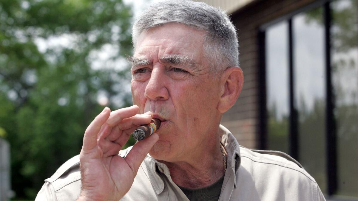 R. Lee Ermey, a retired Marine who made a career in Hollywood playing hard-nosed military men like Gunnery Sgt. Hartman in Stanley Kubrick's "Full Metal Jacket," has died.