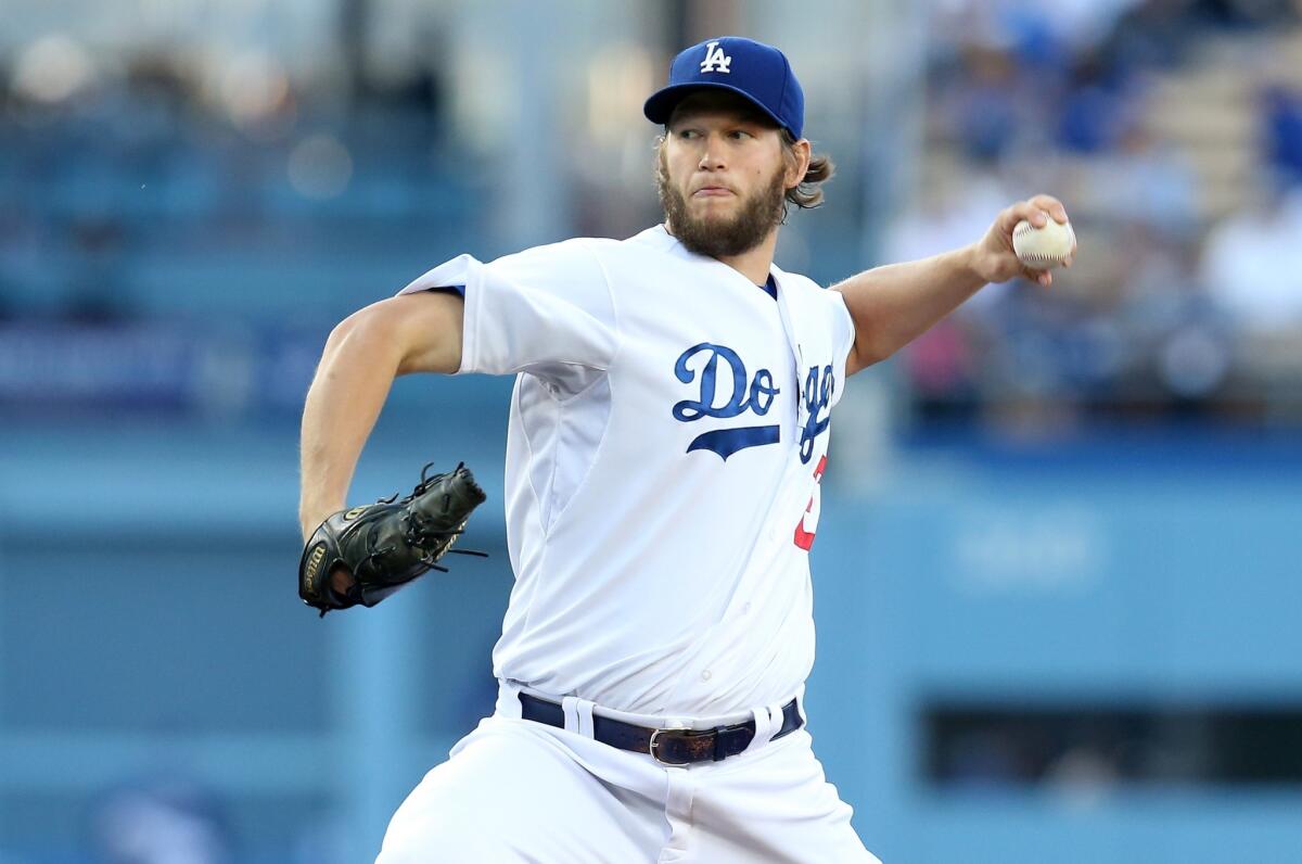 Clayton Kershaw gave up one run and eight hits over seven innings in the Dodgers' 4-3 victory Friday over the Arizona Diamondbacks.
