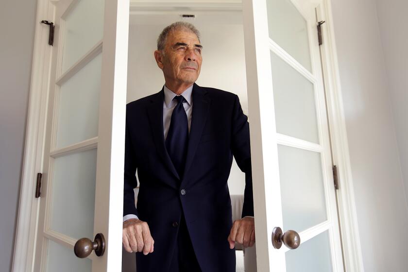 BEVERLY HILLS, CA., OCTOBER 8, 2018 --- Oscar-nominated actor Robert Forster of Jackie Brown fame. He plays the husband of a woman (Blythe Danner) who is suffering from Alzheimer¹s in the new film WHAT THEY HAD which opens in theaters Oct 19. (Kirk McKoy / Los Angeles Times)