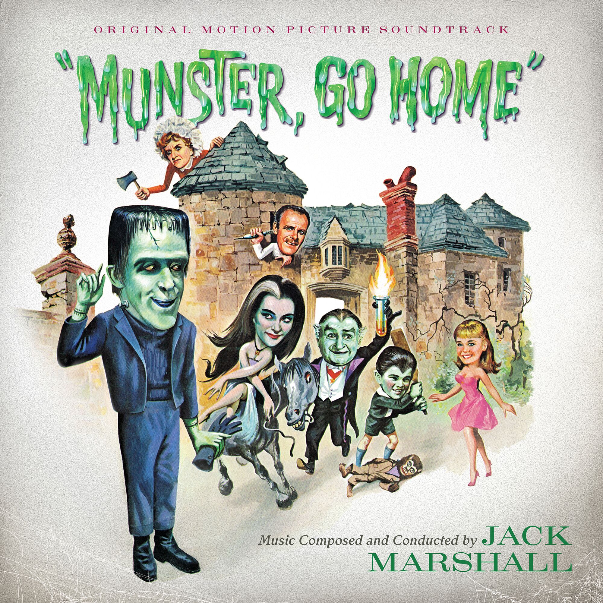 "Munster, Go Home" music composed and conducted by Jack Marshall.