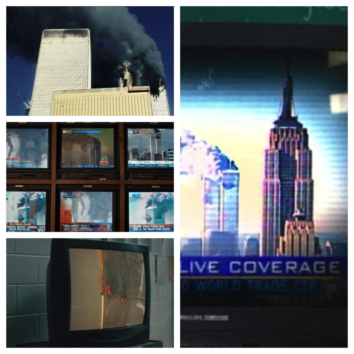 Images of the terrorist attacks of Sept. 11, 2001, in four recent TV shows. 