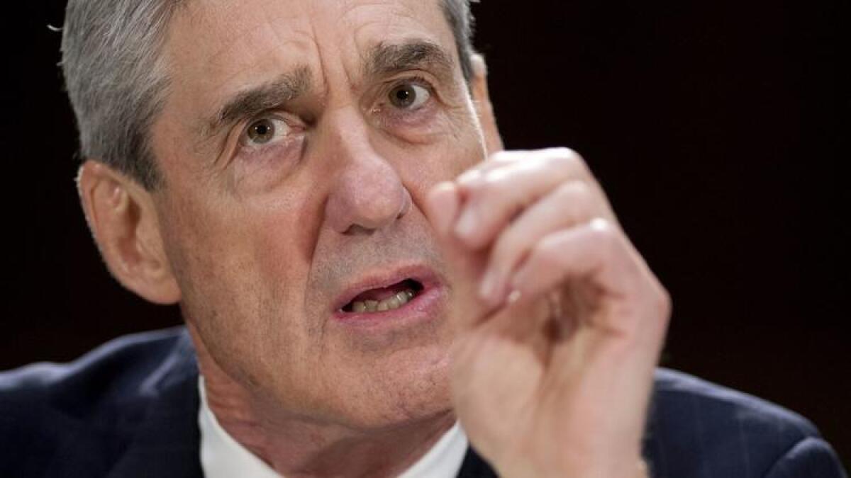 Robert S. Mueller III, the special counsel overseeing the investigation into Russia's influence in the presidential elections.