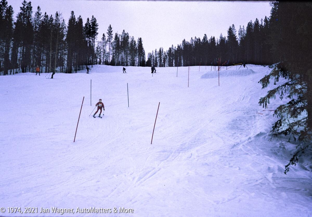 Skiing at Mount Norquay ski area in Banff National Park