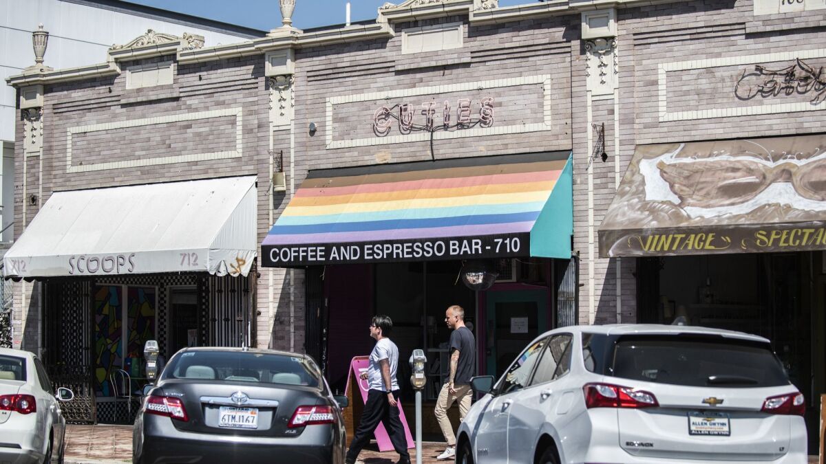 Cuties Coffee in East Hollywood is turning to crowdfunding to keep the business afloat.